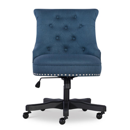 Sinclair Office Chair, Azure Blue - Stylish and Comfortable Option for Office Seating