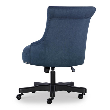 Sinclair Office Chair, Azure Blue - Stylish and Comfortable Option for Office Seating