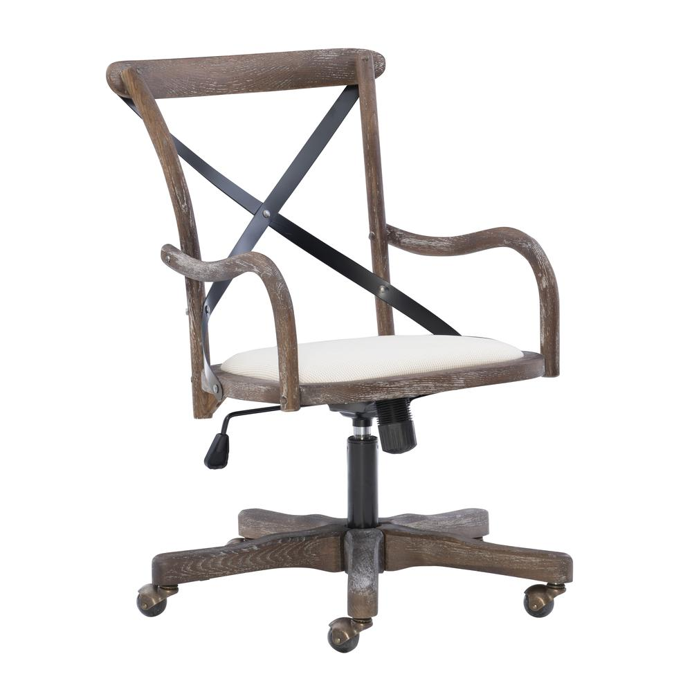 Carson Café Office Chair, Neutral - Stylish and Comfortable Option for Office Seating