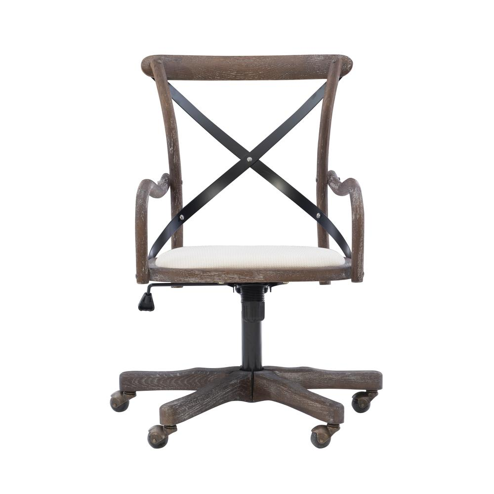 Carson Café Office Chair, Neutral - Stylish and Comfortable Option for Office Seating