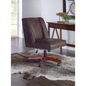 Draper Office Chair, Brown - Stylish and Comfortable Office Seating