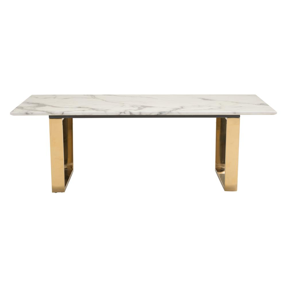 Atlas Coffee Table Stone & Gold - Modern and Sophisticated Design - Navarrete Furniture