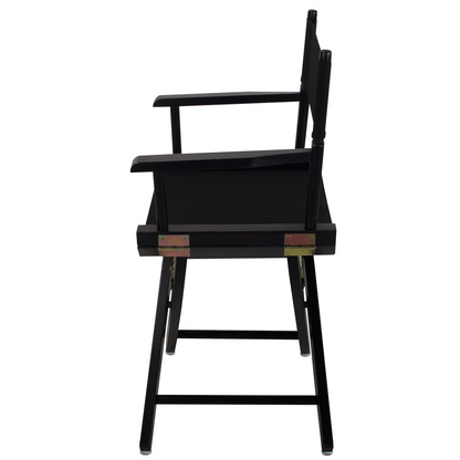 American Trails Extra-Wide Premium 18" Directors Chair Black Frame with Black Color Cover