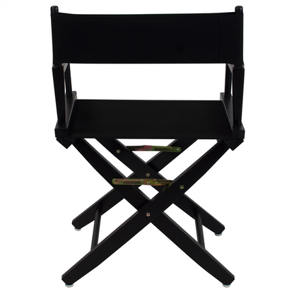 American Trails Extra-Wide Premium 18" Directors Chair Black Frame with Black Color Cover