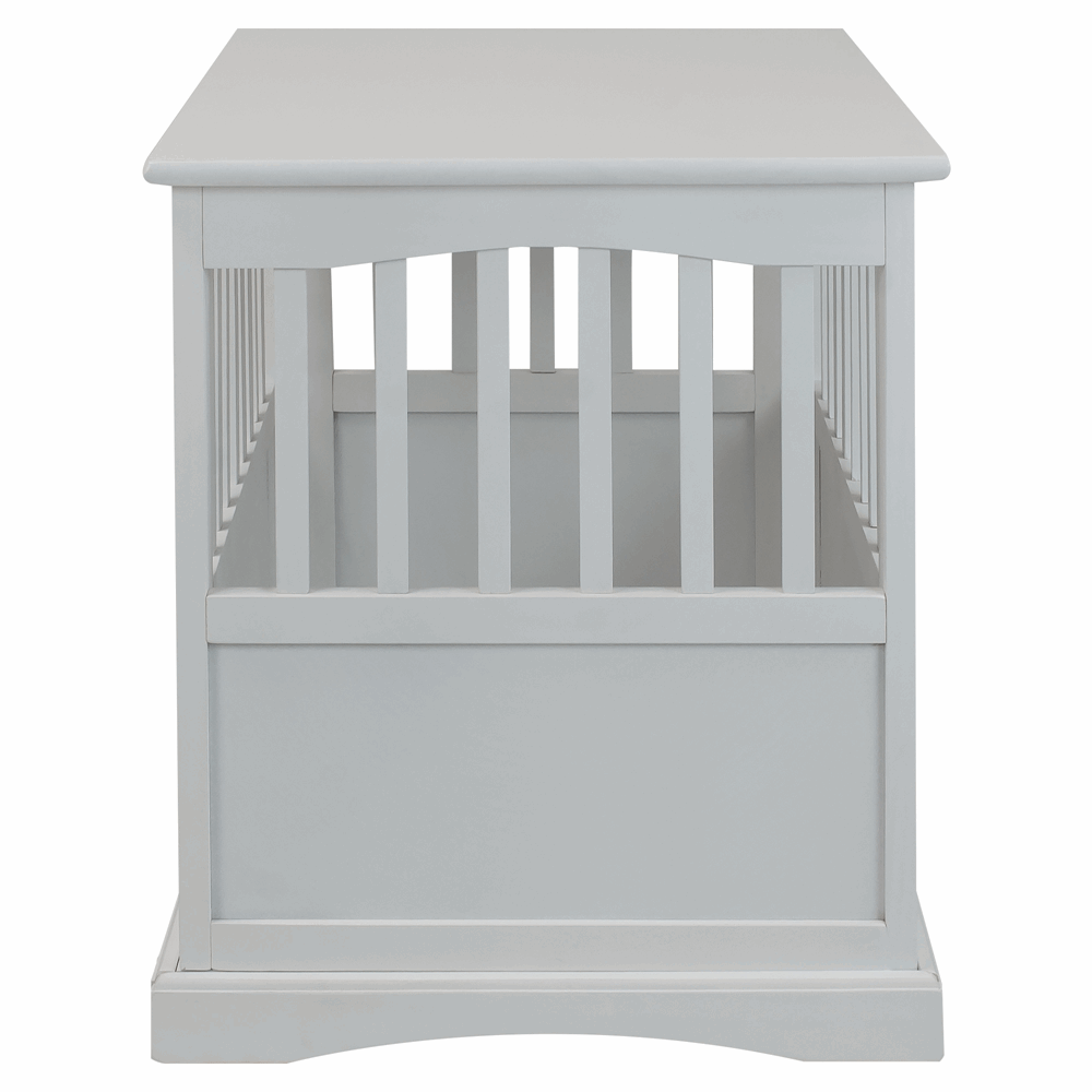 White Pet Crate End Table 