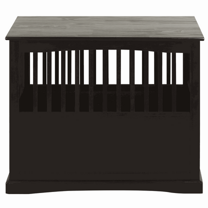 Elegant & Cozy Espresso Pet Crate End Table Provide a Comfortable Stay