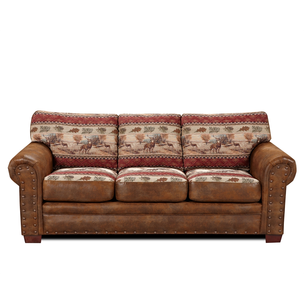 Deer Valley Sofa - Rustic Lodge Look | High Quality Construction