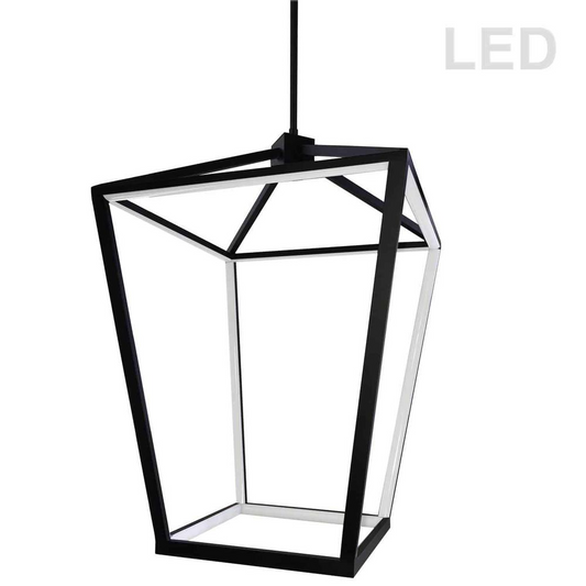 Contemporary Cage Chandelier with Silicone Diffuser