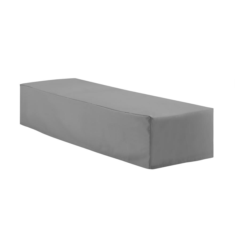 Custom-Fit Gray Vinyl Outdoor Chaise Cover - Protect and Preserve Your Chaise Lounge!
