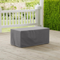 Gray Rectangular Outdoor Table Cover - Waterproof Patio Furniture Protection