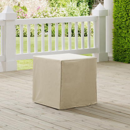 All-Season Shield - Tan Outdoor End Table Furniture Cover | Durable Protection, Elegant Design