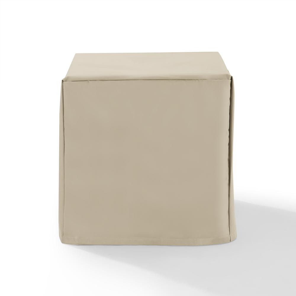 All-Season Shield - Tan Outdoor End Table Furniture Cover | Durable Protection, Elegant Design