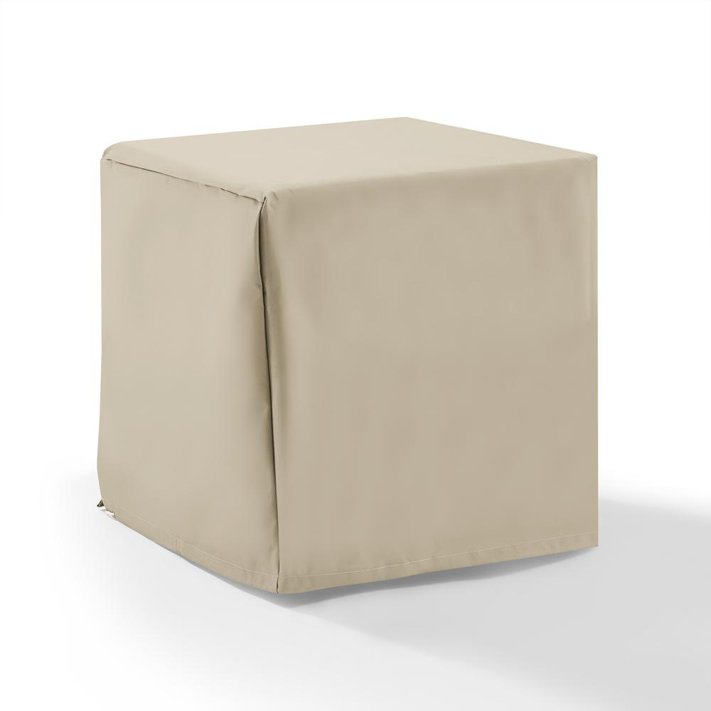 All-Season Shield - Tan Outdoor End Table Furniture Cover | Durable Protection, Elegant Design