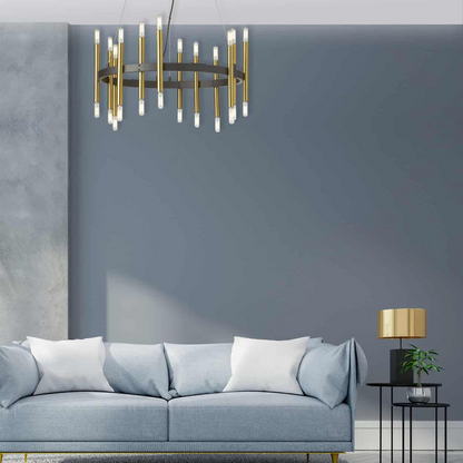 24LT Chandelier, MB & AGB - Modern and Artful Design for Any Room