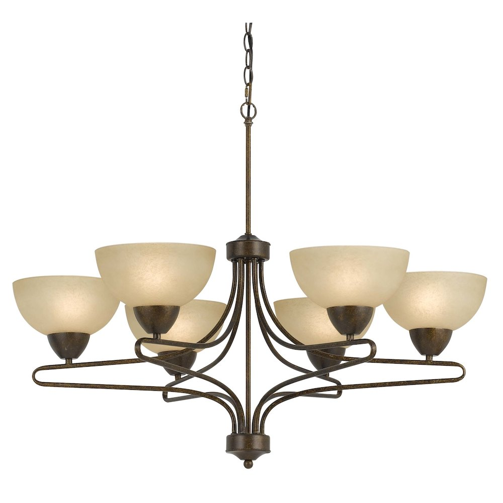 60W X 6 Romano 6 Light Chandelier | Elegant Lighting