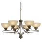 60W X 6 Romano 6 Light Chandelier | Elegant Lighting