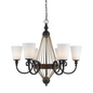 6 Light Monticello Chandelier - Elegant Lighting for Your Space