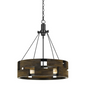 60W X 3 Bradford Metal And Wood Chandelier - Shop Now