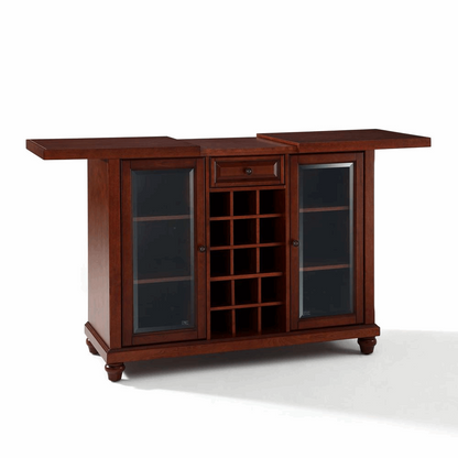 Cambridge Sliding Top Bar Cabinet Mahogany