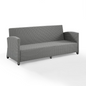 Bradenton Outdoor Wicker Sofa Navy/Gray - Comfortable and Stylish Outdoor Furniture