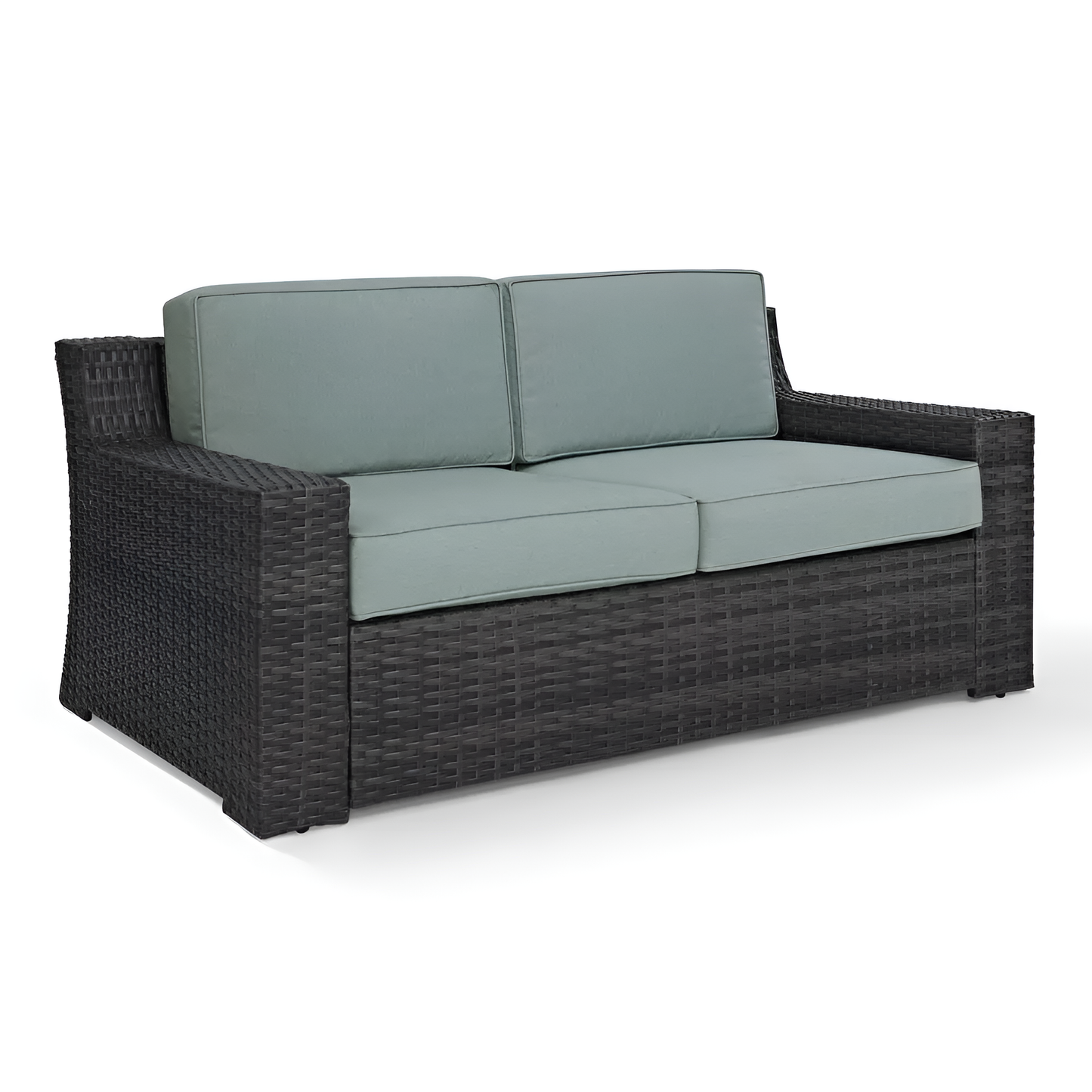 Beaufort Outdoor Wicker Loveseat - Comfortable Patio Furniture