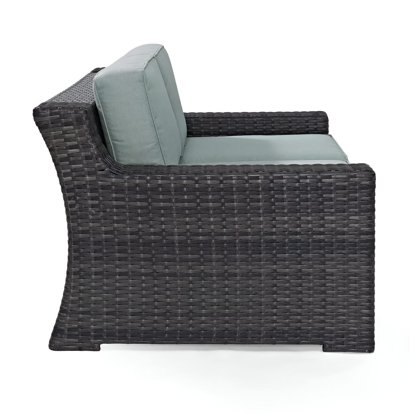 Beaufort Outdoor Wicker Loveseat - Comfortable Patio Furniture