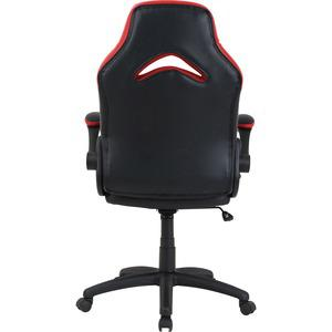 Lorell Bucket Seat High-back Gaming Chair - Red, Black Seat - Red, Black Back - 5-star Base - 28" Length x 20.5" Width x 47.5" Height - Navarrete Furniture