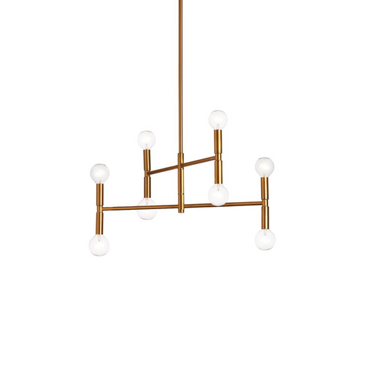 8LT Incandescent Chandelier, VB - Elegant Lighting for Any Room