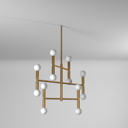 Add Elegance to Your Space with the 12LT Chandelier - Vintage Bronze Finish