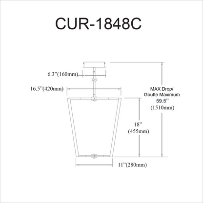 Enhance Your Space with the 48W Chandelier, AGB with WH Silicone Diffuser