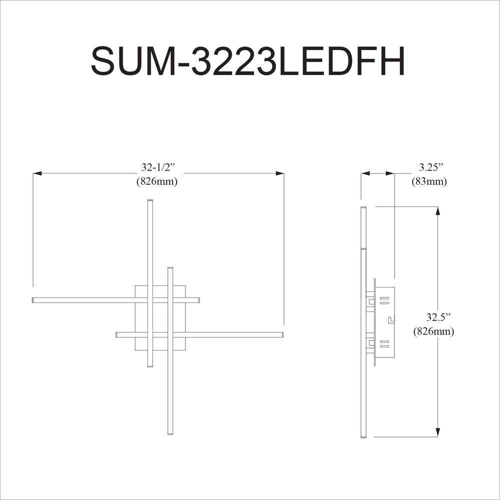 Upgrade Your Home Lighting with the 23W Flushmount MB,WH Acrylic Diffuser - Contemporary Lighting Fixture