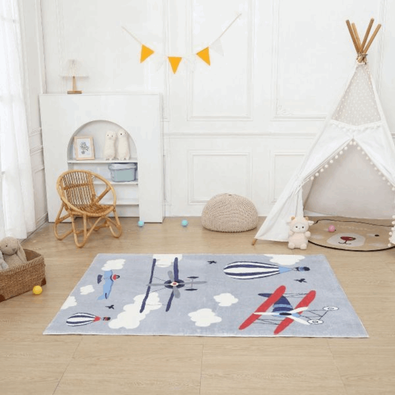 Childrens bedroom rugs-Washable rug