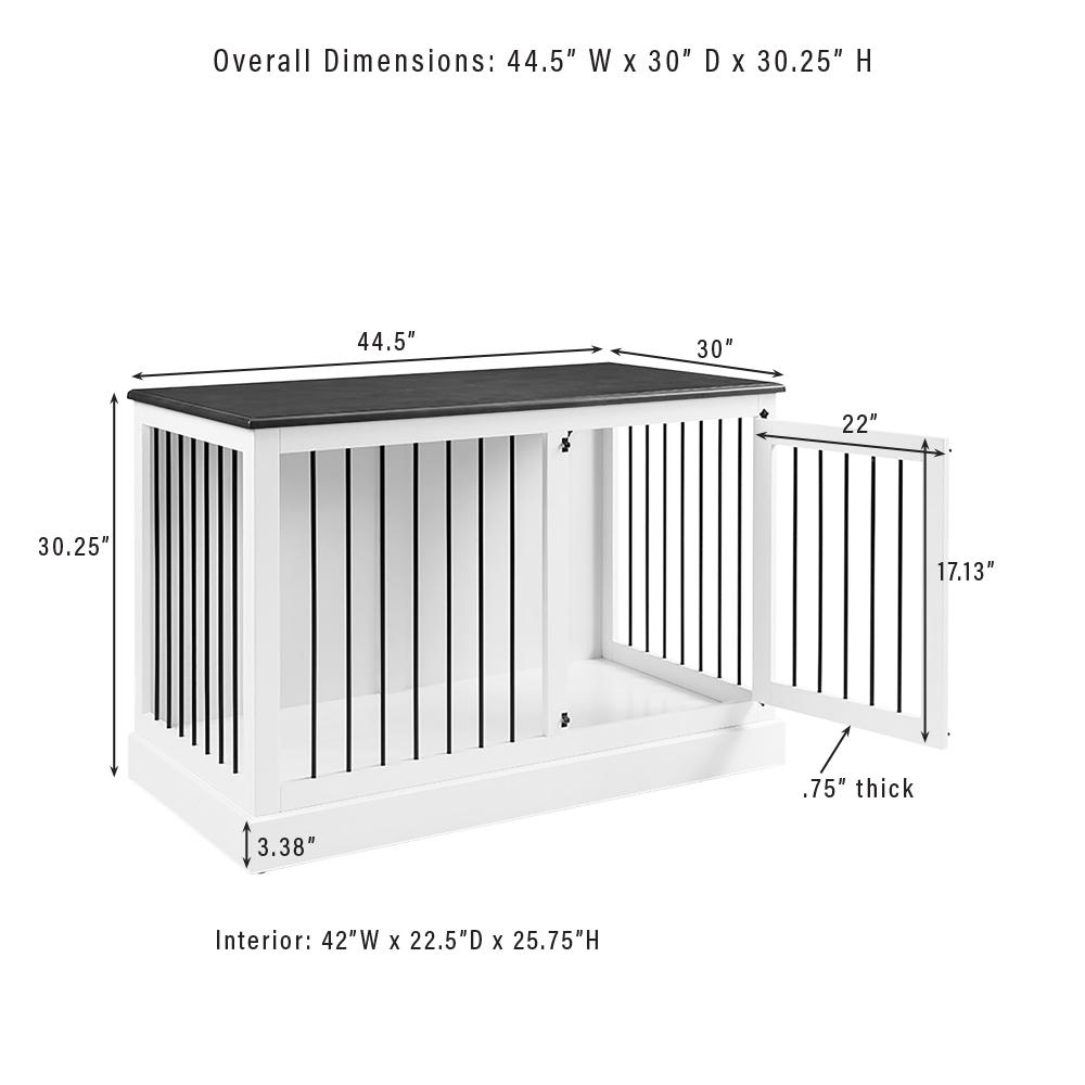 Cozy Heavenly Small Dog Enclosure Furniture With Steel Bars Security