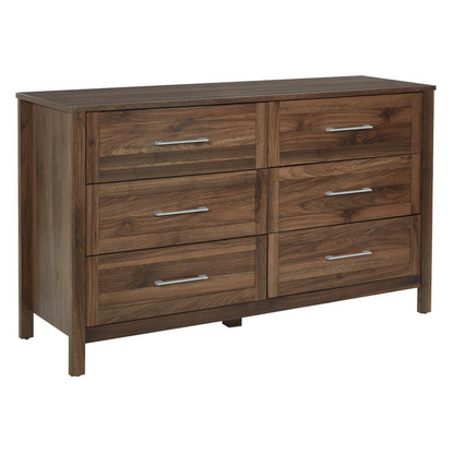 Stonebrook 6-Drawer Dresser, Classic Walnut - Premium Storage Solution