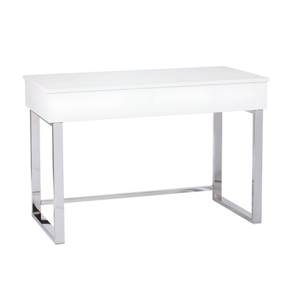 Classic White Adjustable Height Desk - Create Your Perfect Workspace