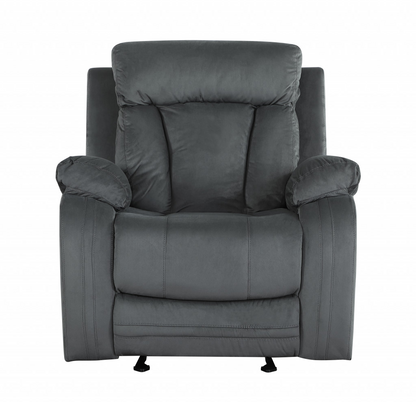 Three Piece Indoor Gray Microsuede Six Person Seating Set - Cozy, Stylish, and Durable