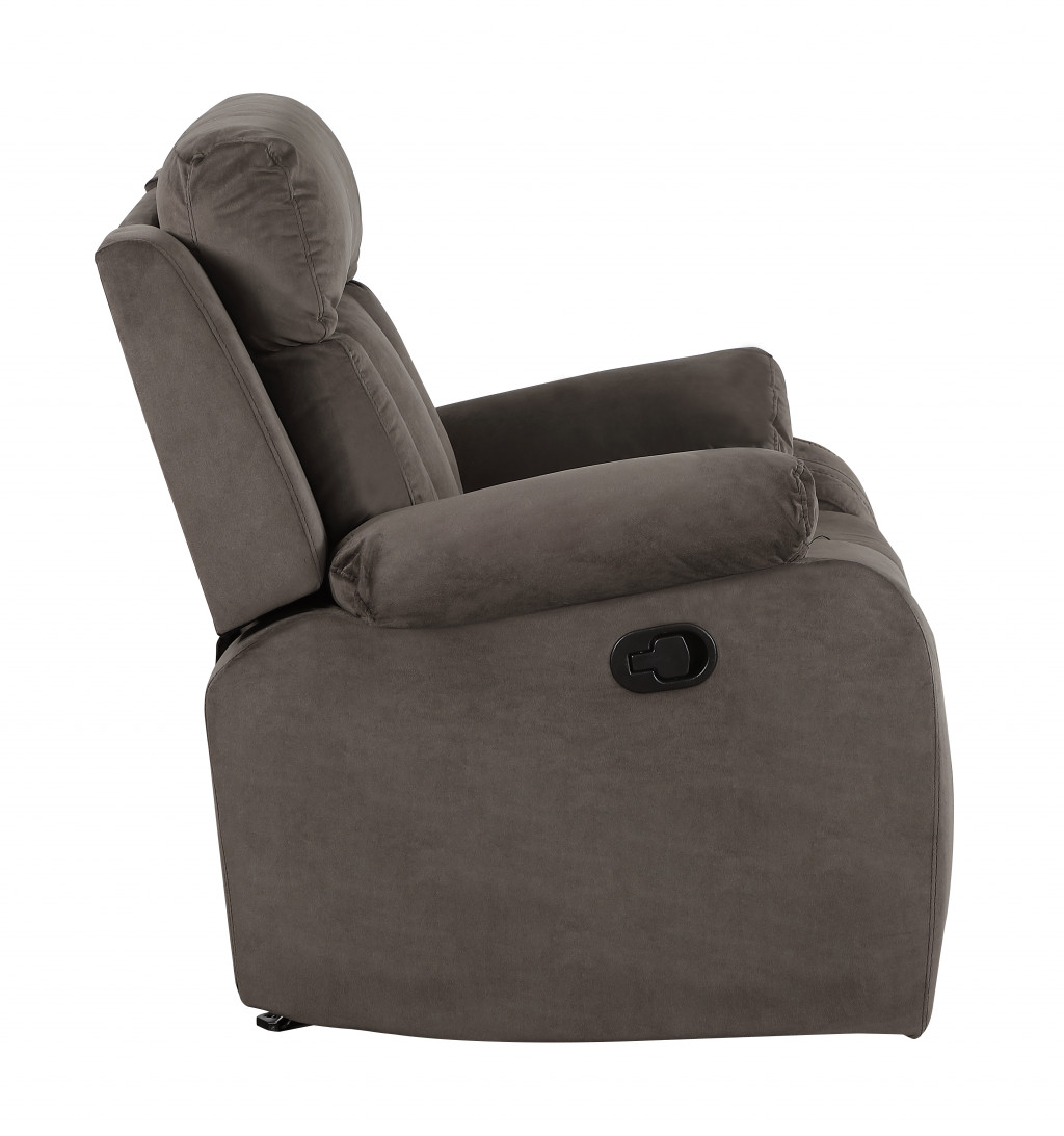 Transform Your Space with the Cozy and Stylish Two Piece Indoor Brown Microsuede Seating Set