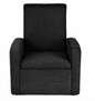 Kids Black Comfy Upholstered Recliner Chair with Storage - Fun, Comfortable, and Versatile!