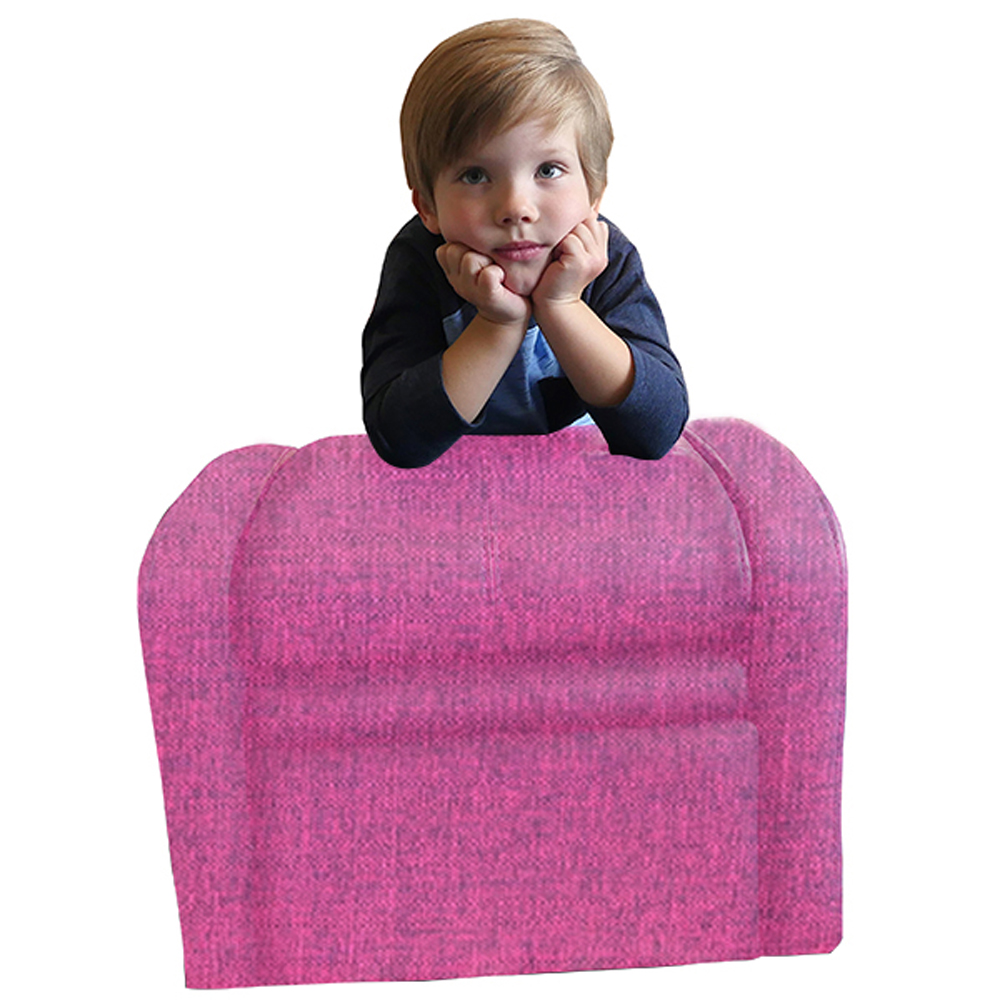 Kids Pink Comfy Upholstered Recliner Chair with Storage - Fun and Functional Furniture for Children and Adults