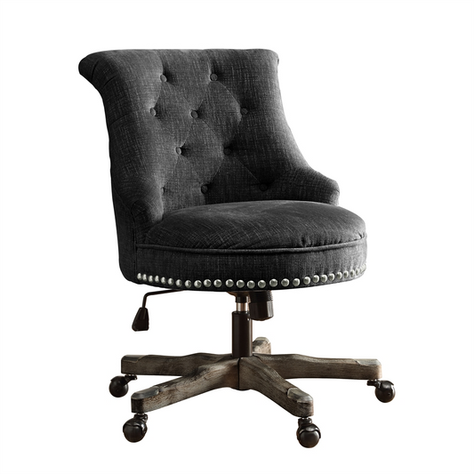 Sinclair Office Chair, Charcoal Gray - Stylish and Comfortable Seating for Your Office