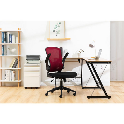 LeisureMod Newton Mesh Office Chair NO20R - Comfortable and Stylish