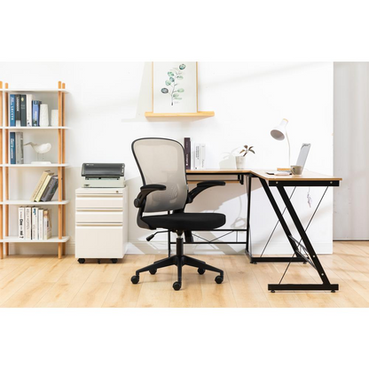 LeisureMod Newton Mesh Office Chair - Comfortable and Stylish