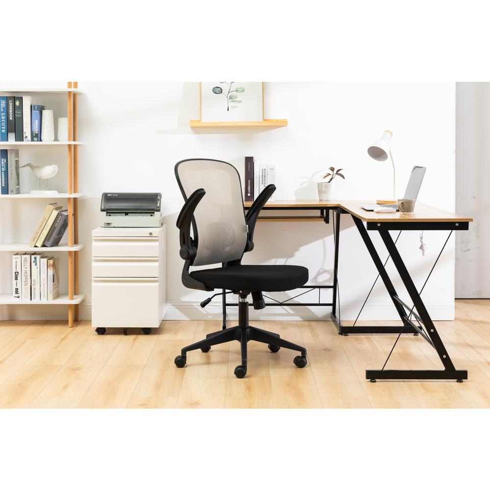 LeisureMod Newton Mesh Office Chair - Comfortable and Stylish