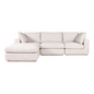 Justin Lounge Modular Sectional Taupe - Cozy and Versatile | Shop Now