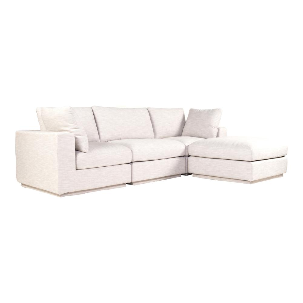 Justin Lounge Modular Sectional Taupe - Cozy and Versatile | Shop Now