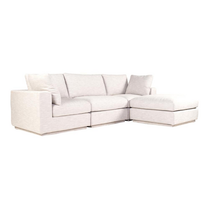 Justin Lounge Modular Sectional Taupe - Cozy and Versatile | Shop Now