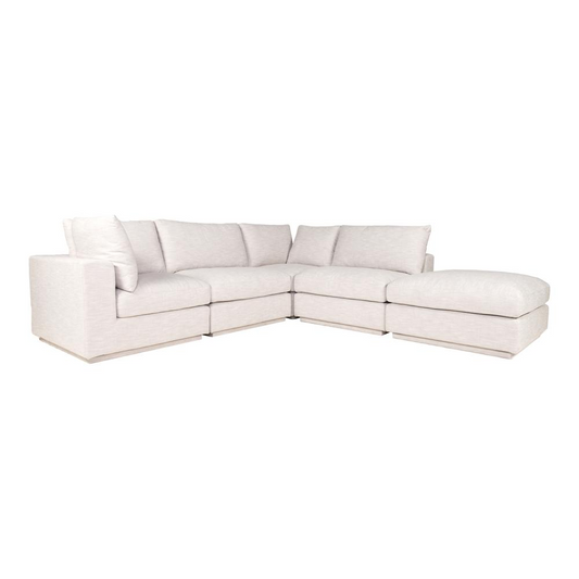 Justin Dream Modular Sectional Taupe - Contemporary Modern Design | Cozy and Comfortable