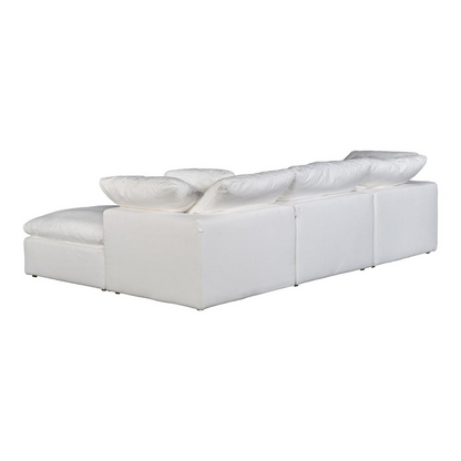 CLAY LOUNGE MODULAR SECTIONAL LIVESMART FABRIC CREAM