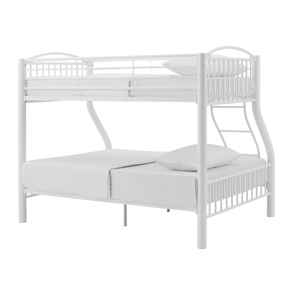 Heavy Metal Twin Full Bunk Bed - Sturdy Steel Construction