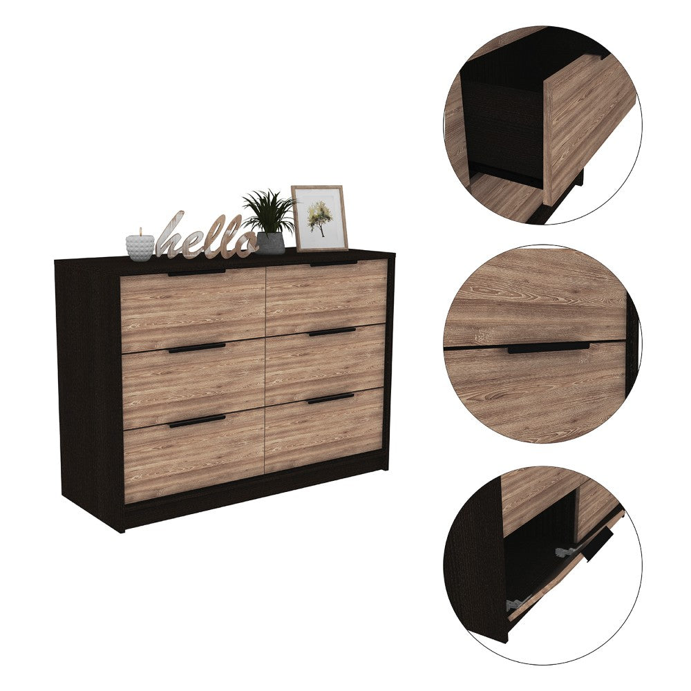 4 Drawer Double Dresser Maryland | Modern Industrial Design